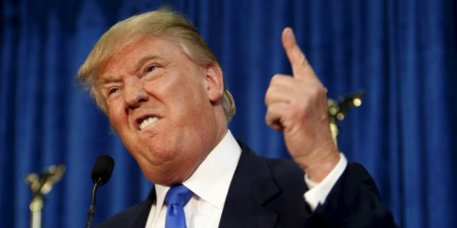 The Orange Menace also known as Donald Trump